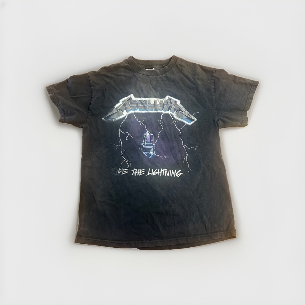 Vintage 1994 Metallica Ride The Lightning Band Tee M Tennessee River
